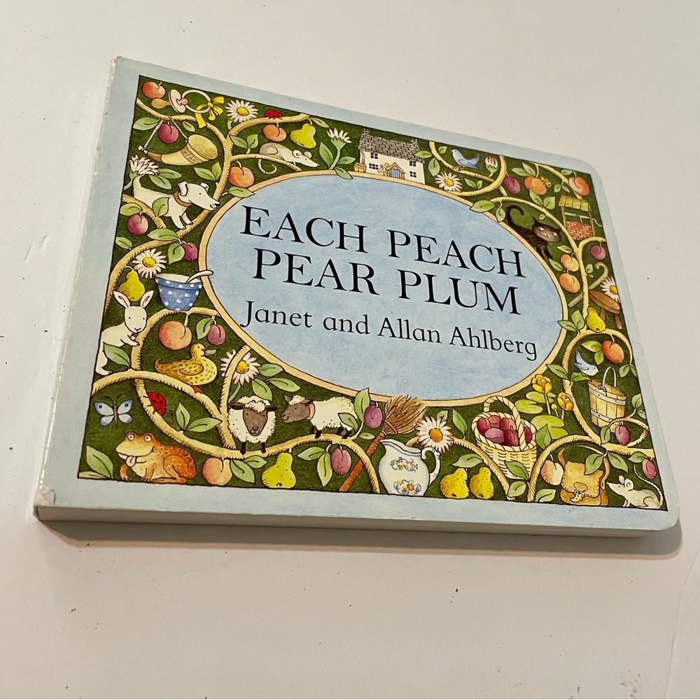 Each Peach Pear Plum Children Hardcover Book by Janet and Allan Ahlberg